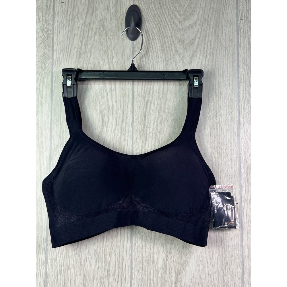 UNDER OUTFIT‎ Style 457 Comfort Shaping Bra Black XL Nylon Spandex